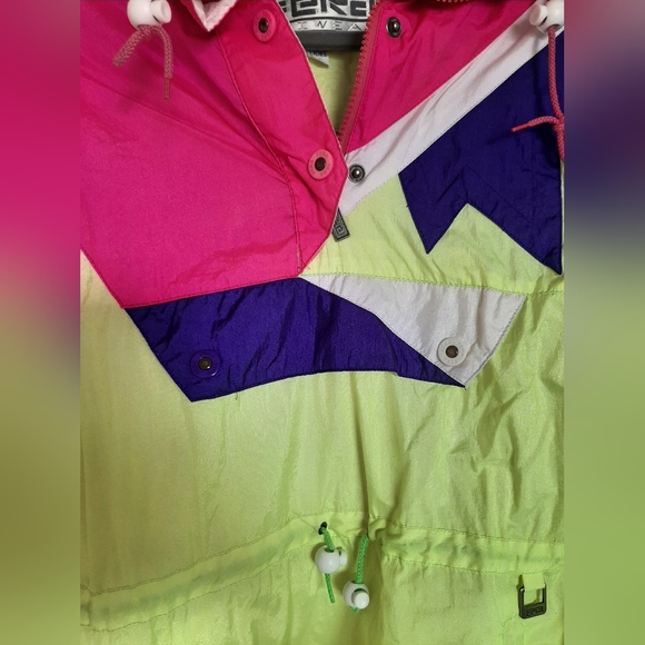 AMAZING neon 90's Ski Jacket - Picture 6 of 12